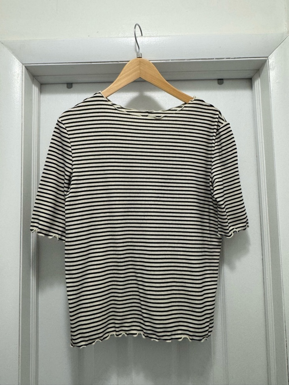 Women’s Striped Ribbed Top